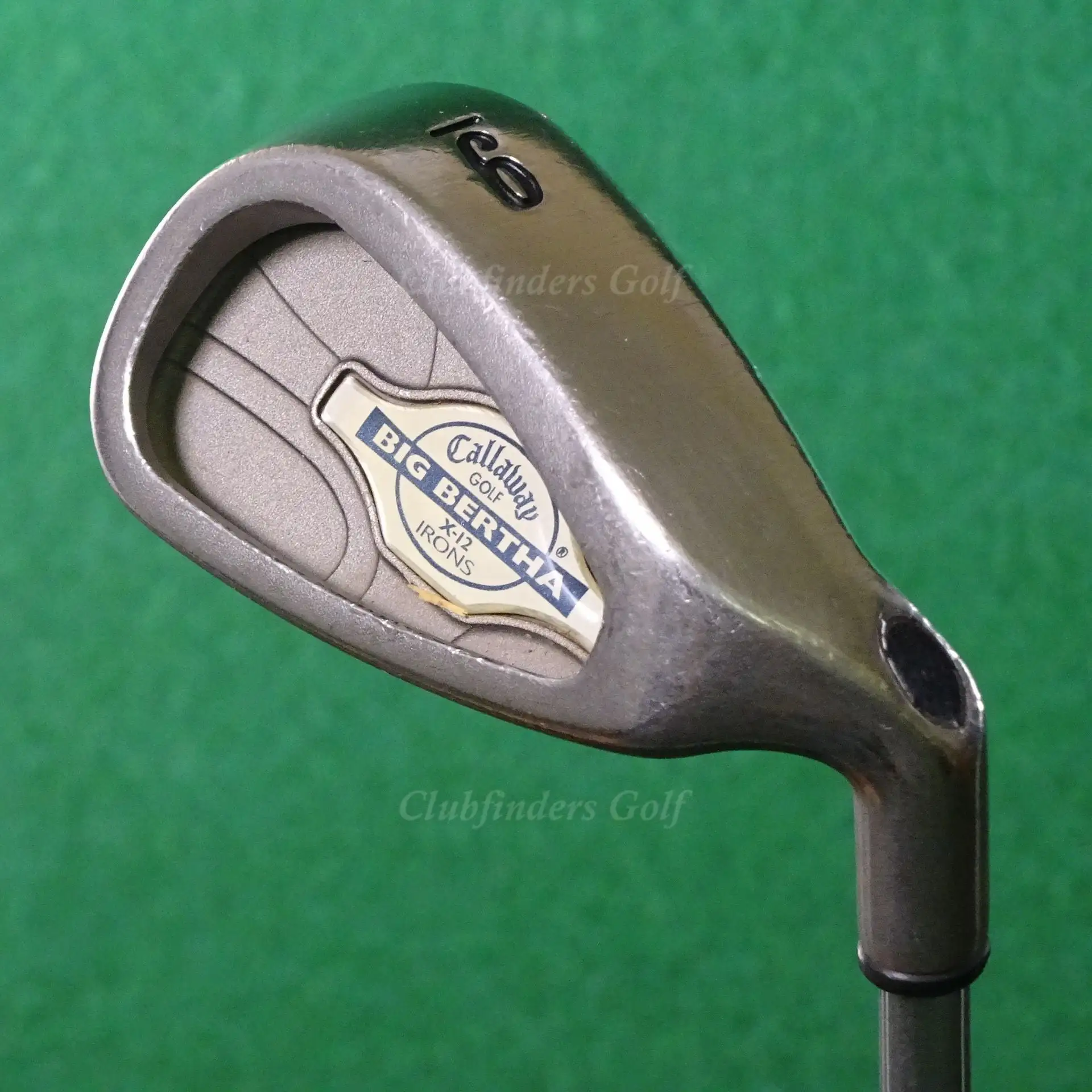 Callaway Big Bertha X-12 Single 9 Iron Dynamic Gold Sensicore Steel Extra Stiff 1 Callaway Big Bertha X-12 Single 9 Iron Dynamic Gold Sensicore Steel Extra Stiff