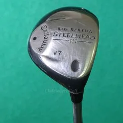 Callaway Big Bertha Steelhead III Fairway 7 Wood Factory Steel Uniflex W/ HC