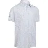 Callaway All Over Chev Polo Shirt - Bright White