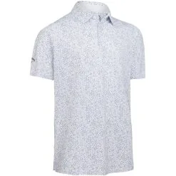 Callaway All Over Chev Polo Shirt - Bright White