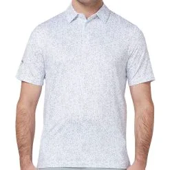 Callaway All Over Chev Polo Shirt - Bright White -Single Iron Shop callaway all over chev polo shirt bright white 4
