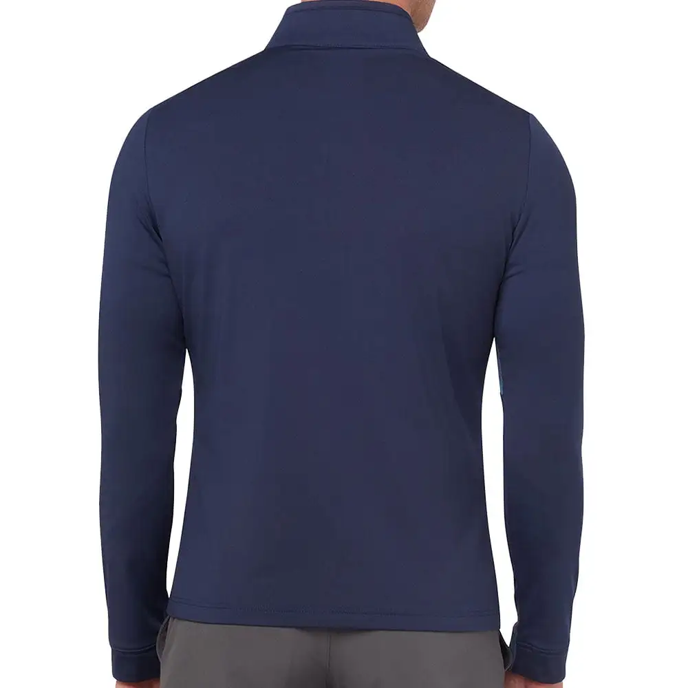 Callaway Aquapel 1/2 Zip Pullover Sweater - Peacoat/Bright White 2 Callaway Aquapel 1/2 Zip Pullover Sweater - Peacoat/Bright White - Image 2