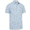Callaway Artificial Nature Print Polo Shirt - Malibu Blue