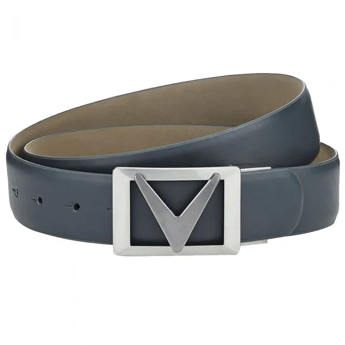 Callaway Chev II Leather Belt - Iron Gate 1 Callaway Chev II Leather Belt - Iron Gate