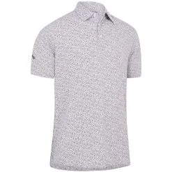 Callaway Chillies Print Polo Shirt - Bright White