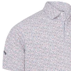 Callaway Chillies Print Polo Shirt - Bright White -Single Iron Shop callaway chillies print polo shirt bright white 4