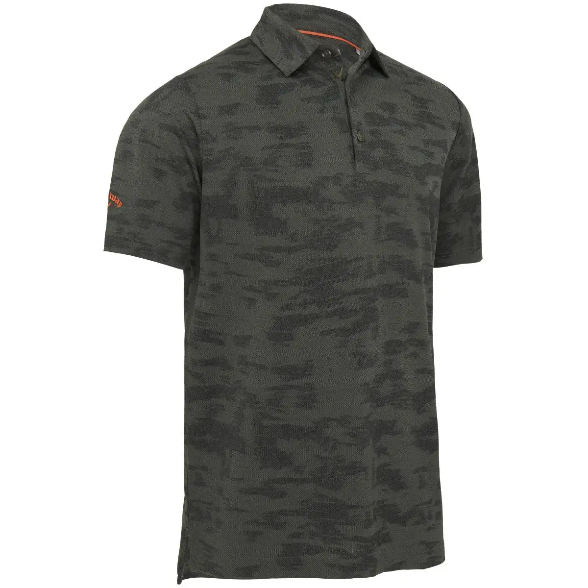 Callaway Digital Camo Jacquard Polo Shirt - Dark Lichen Heather 1 Callaway Digital Camo Jacquard Polo Shirt - Dark Lichen Heather