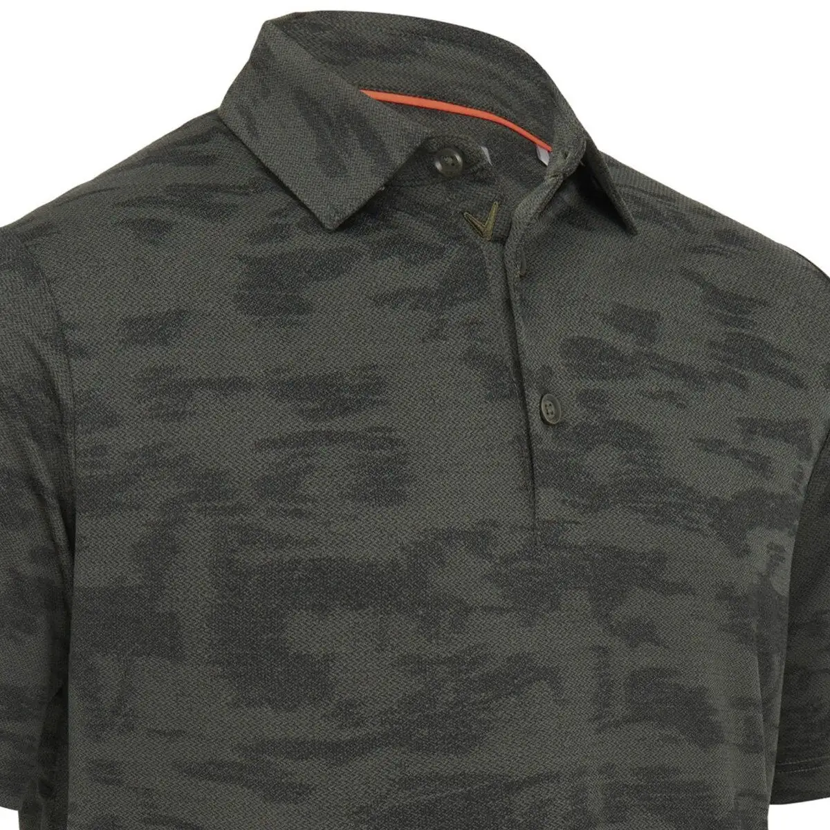 Callaway Digital Camo Jacquard Polo Shirt - Dark Lichen Heather 3 Callaway Digital Camo Jacquard Polo Shirt - Dark Lichen Heather - Image 3