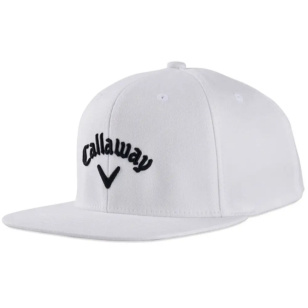 Callaway Flat Bill Cap - White 1 Callaway Flat Bill Cap - White