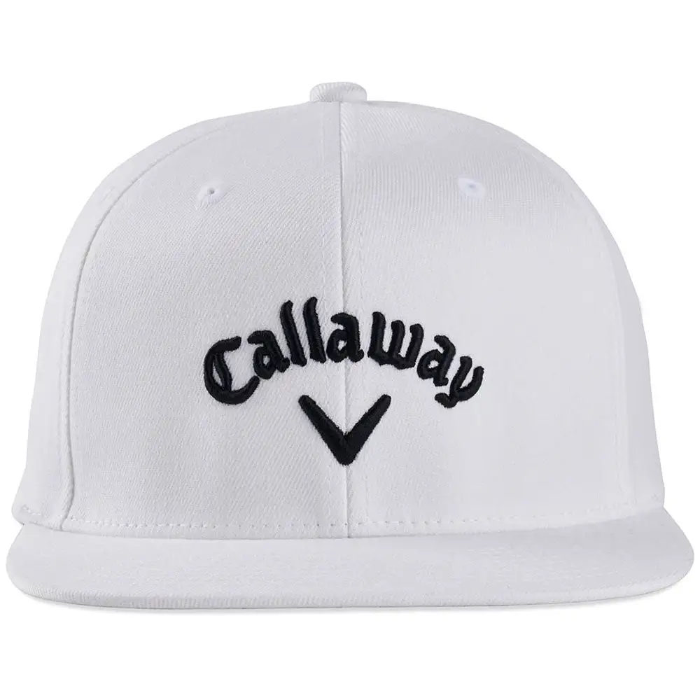 Callaway Flat Bill Cap - White 2 Callaway Flat Bill Cap - White - Image 2