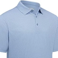 Callaway Gingham Print Polo Shirt - Infinity -Single Iron Shop callaway gingham print polo shirt infinity 3