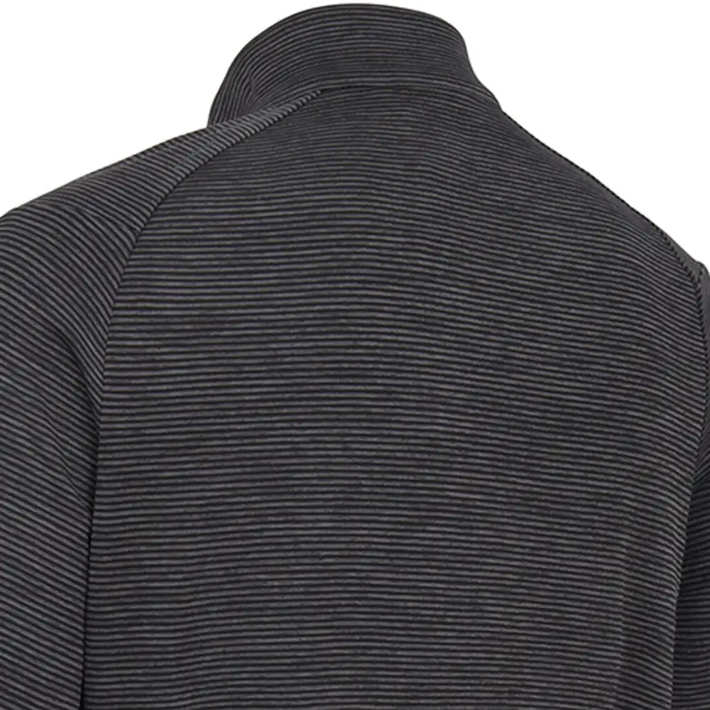 Callaway Heather Eco Stripe Fleece - Black Heather 4 Callaway Heather Eco Stripe Fleece - Black Heather - Image 4
