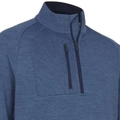 Callaway Heather Eco Stripe Fleece - Dark Navy Heather 7 Callaway Heather Eco Stripe Fleece - Dark Navy Heather -Single Iron Shop callaway heather eco stripe fleece dark navy heather 3