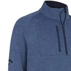 Callaway Heather Eco Stripe Fleece - Dark Navy Heather 9 Callaway Heather Eco Stripe Fleece - Dark Navy Heather -Single Iron Shop callaway heather eco stripe fleece dark navy heather 5