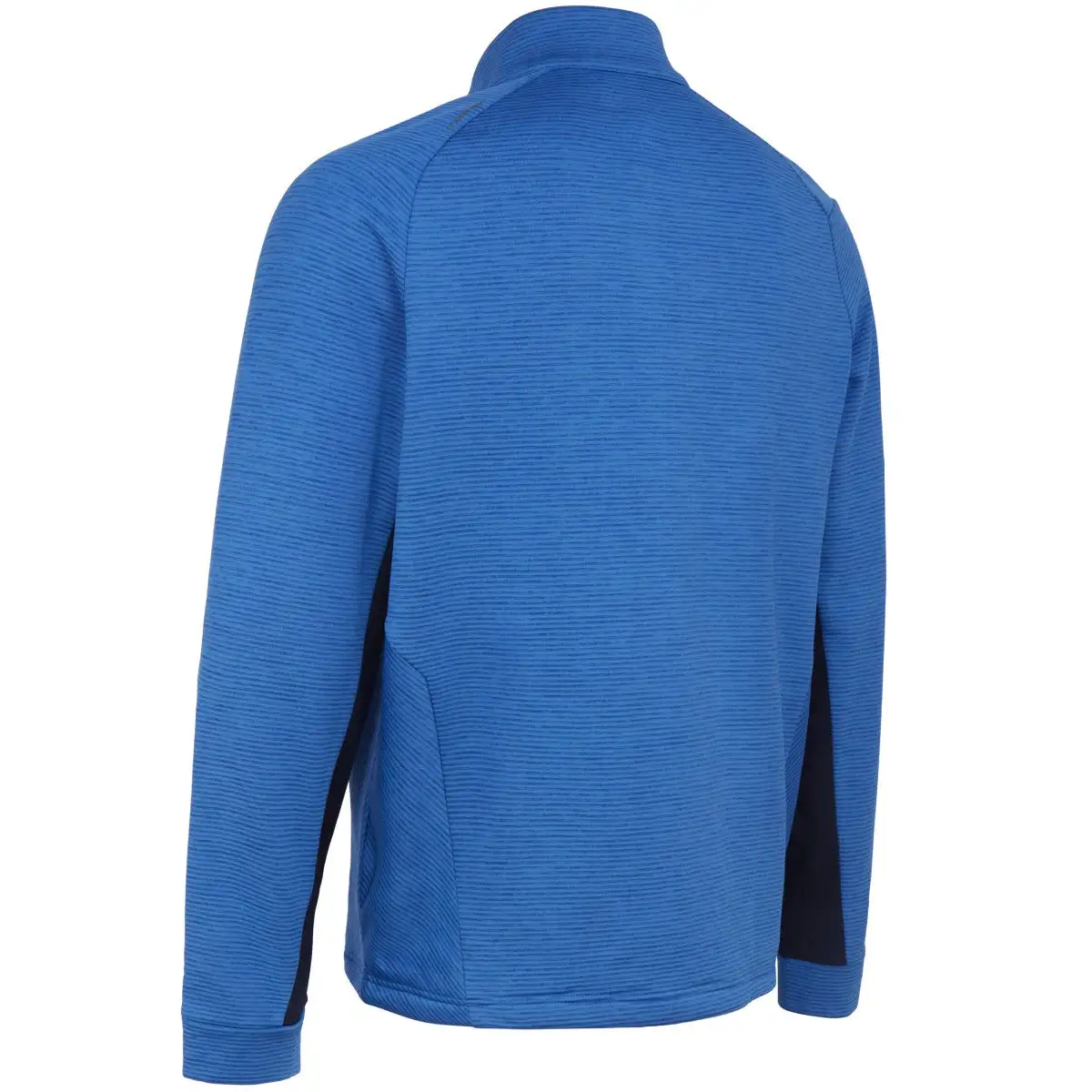 Callaway Heather Eco Stripe Fleece - Mazarine Blue Heather 2 Callaway Heather Eco Stripe Fleece - Mazarine Blue Heather - Image 2