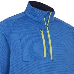 Callaway Heather Eco Stripe Fleece - Mazarine Blue Heather 7 Callaway Heather Eco Stripe Fleece - Mazarine Blue Heather -Single Iron Shop callaway heather eco stripe fleece mazarine blue heather 3