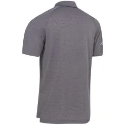 Callaway Heathered Jacquard Polo Shirt - Black Heather 12 Callaway Heathered Jacquard Polo Shirt - Black Heather -Single Iron Shop callaway heathered jacquard polo shirt black heather 2