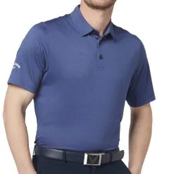Callaway Heathered Jacquard Polo Shirt - Peacoat Heather 14 Callaway Heathered Jacquard Polo Shirt - Peacoat Heather -Single Iron Shop callaway heathered jacquard polo shirt peacoat heather 3