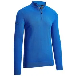 Callaway Merino Wool 1/4 Zip Pullover - Surfing Blue