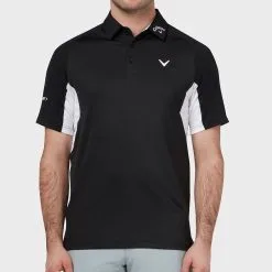Callaway Odyssey Blocked Polo Shirt - Caviar 7 Callaway Odyssey Blocked Polo Shirt - Caviar -Single Iron Shop callaway odyssey blocked polo shirt caviar 3