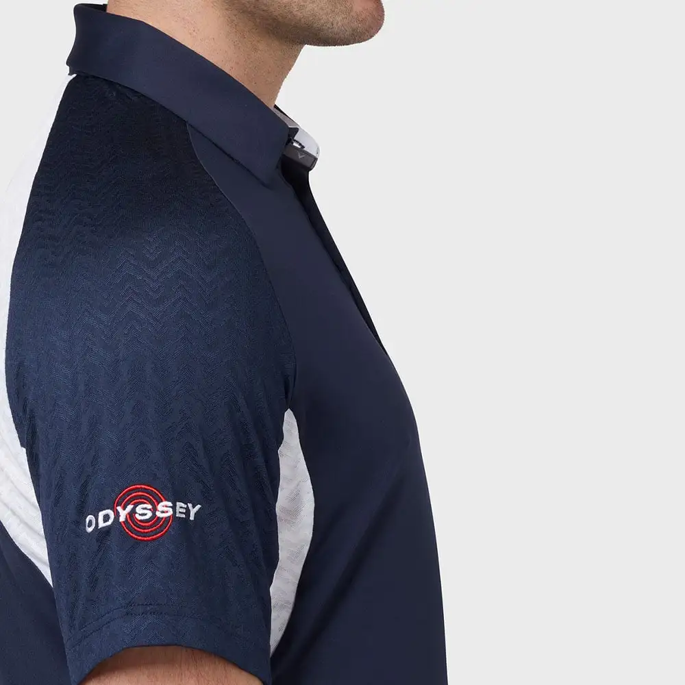 Callaway Odyssey Blocked Polo Shirt - Peacoat 5 Callaway Odyssey Blocked Polo Shirt - Peacoat - Image 5