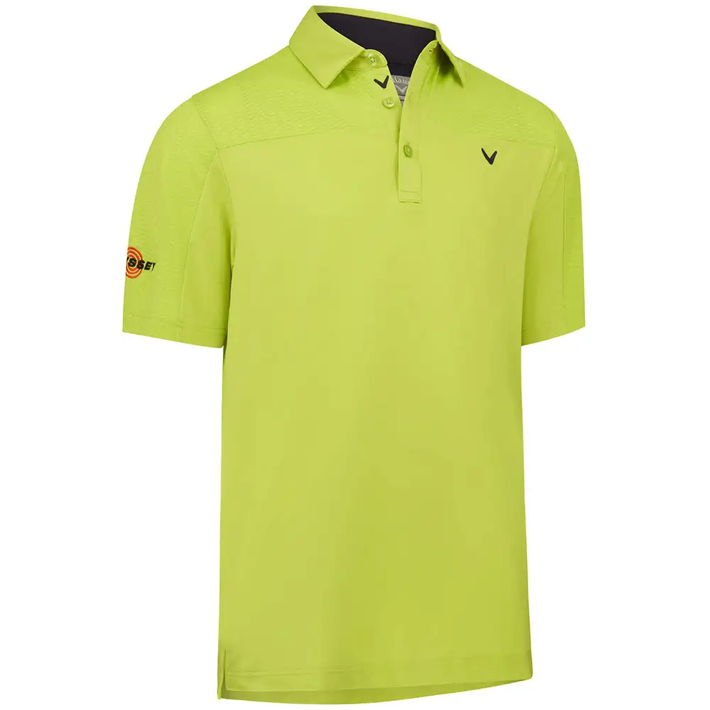 Callaway Odyssey Ventilated Block Polo Shirt - Surreal Green 1 Callaway Odyssey Ventilated Block Polo Shirt - Surreal Green