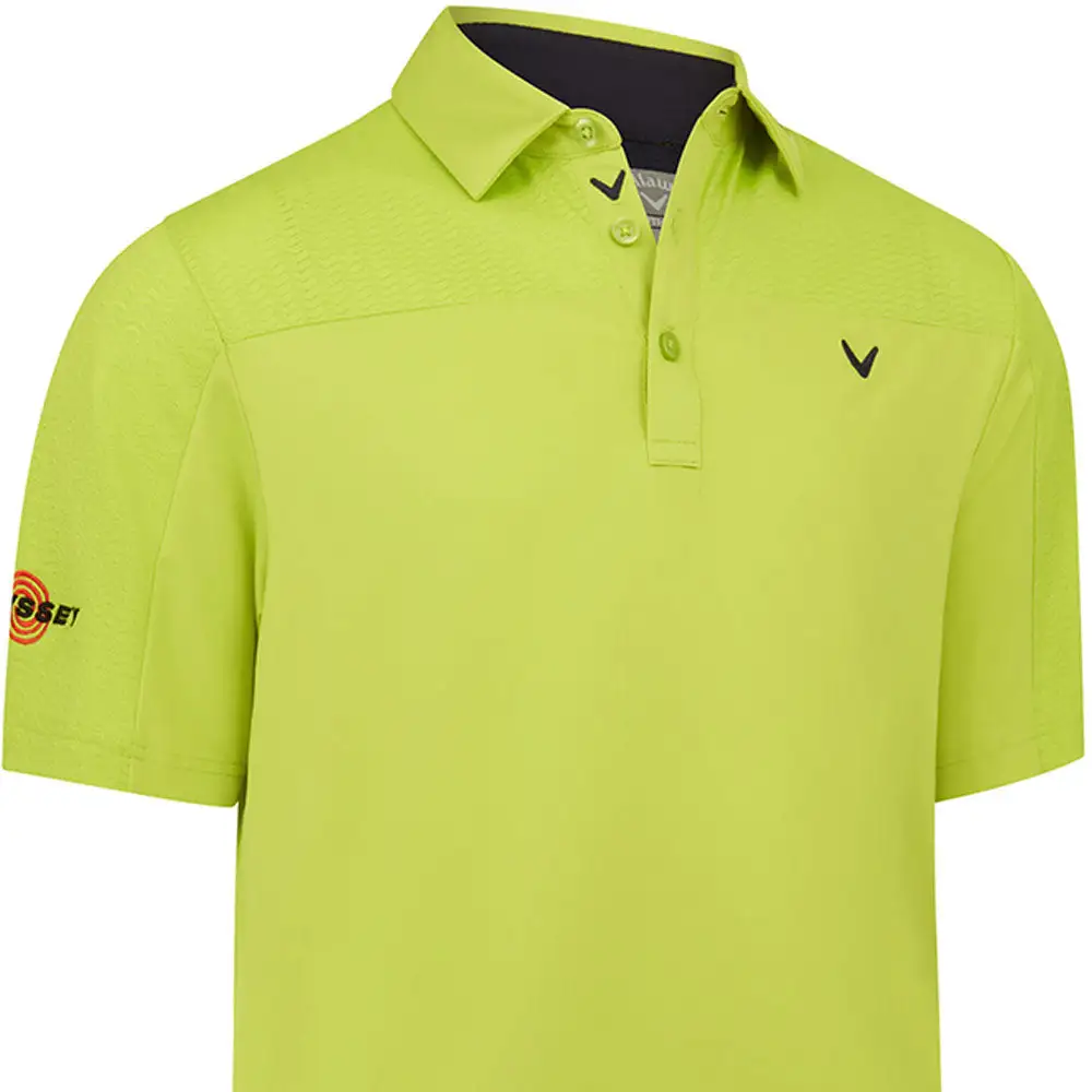 Callaway Odyssey Ventilated Block Polo Shirt - Surreal Green 3 Callaway Odyssey Ventilated Block Polo Shirt - Surreal Green - Image 3