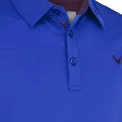 Callaway Odyssey Ventilated Polo Shirt - Magnetic Blue 9 Callaway Odyssey Ventilated Polo Shirt - Magnetic Blue -Single Iron Shop callaway odyssey ventilated polo shirt magnetic blue 5