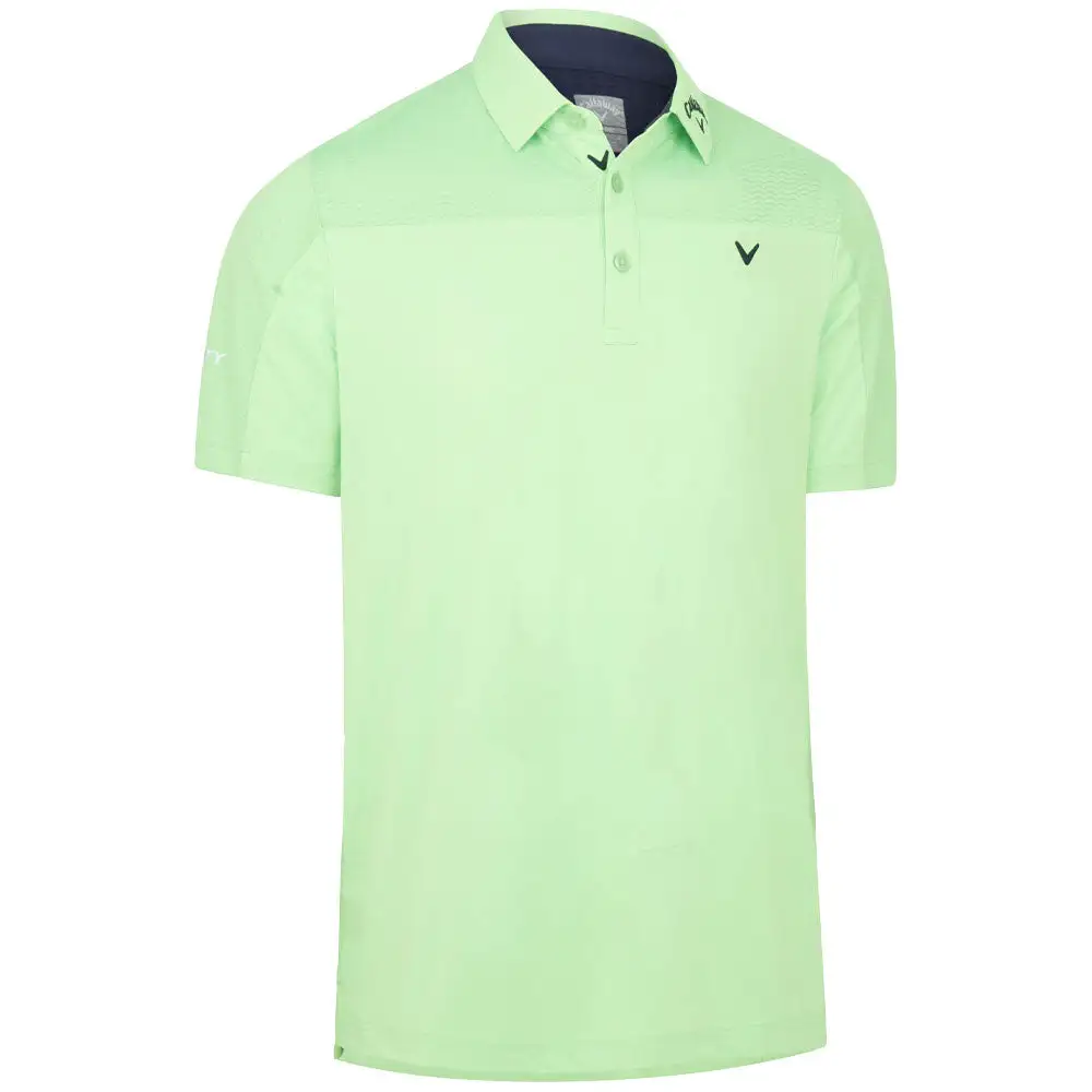 Callaway Odyssey Ventilated Polo Shirt - Summer Green 1 Callaway Odyssey Ventilated Polo Shirt - Summer Green