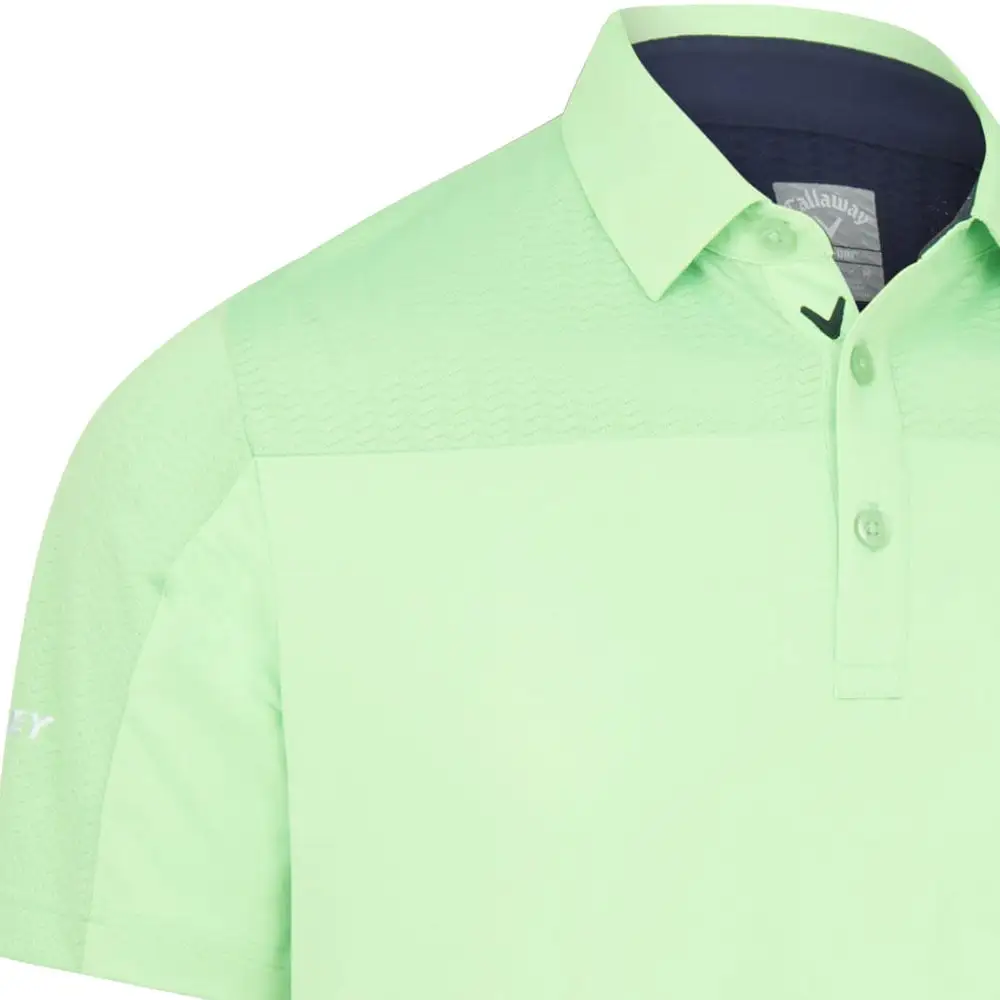 Callaway Odyssey Ventilated Polo Shirt - Summer Green 3 Callaway Odyssey Ventilated Polo Shirt - Summer Green - Image 3