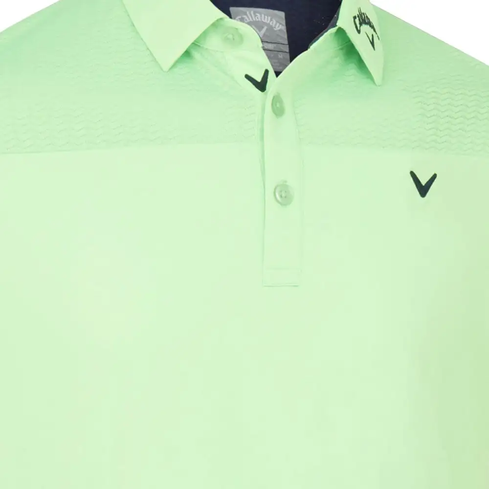 Callaway Odyssey Ventilated Polo Shirt - Summer Green 5 Callaway Odyssey Ventilated Polo Shirt - Summer Green - Image 5