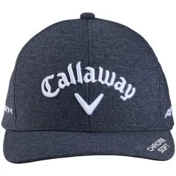Callaway Performance Pro Cap - Black Heather/White -Single Iron Shop callaway performance pro cap blackheatherwhite 4