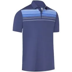 Callaway Energised Stripe Polo Shirt - Peacoat