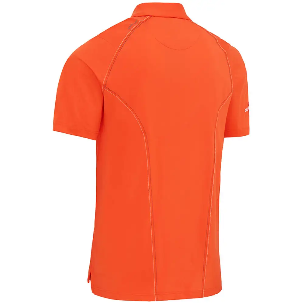 Callaway Stitched Colour Block Polo Shirt - Tigerlily 2 Callaway Stitched Colour Block Polo Shirt - Tigerlily - Image 2