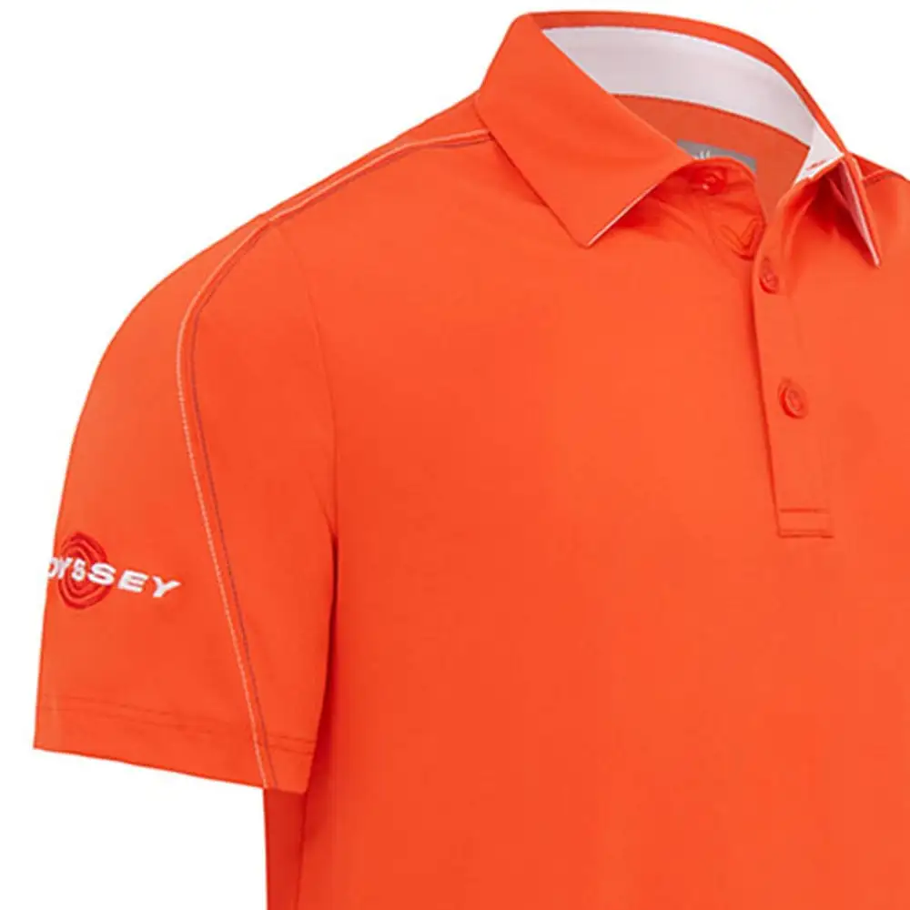 Callaway Stitched Colour Block Polo Shirt - Tigerlily 5 Callaway Stitched Colour Block Polo Shirt - Tigerlily - Image 5