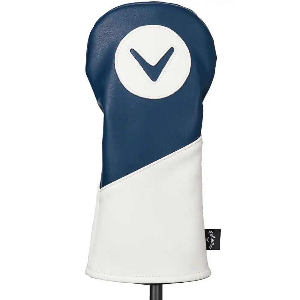 Callaway Vintage Fairway Headcover - Navy 1 Callaway Vintage Fairway Headcover - Navy
