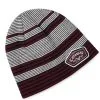 Callaway Winter Chill Beanie Hat - White/Black/Maroon