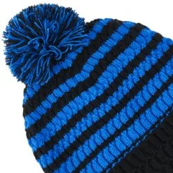 Callaway Winter Pom Pom Beanie Hat - Black/Royal -Single Iron Shop callaway winter pom pom beanie black royal 3