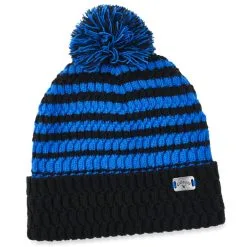 Callaway Winter Pom Pom Beanie Hat - Black/Royal -Single Iron Shop callaway winter pom pom beanie black royal 4