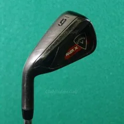 LH Callaway RAZR X Black Single 6 Iron True Temper M-10 XP Steel Uniflex