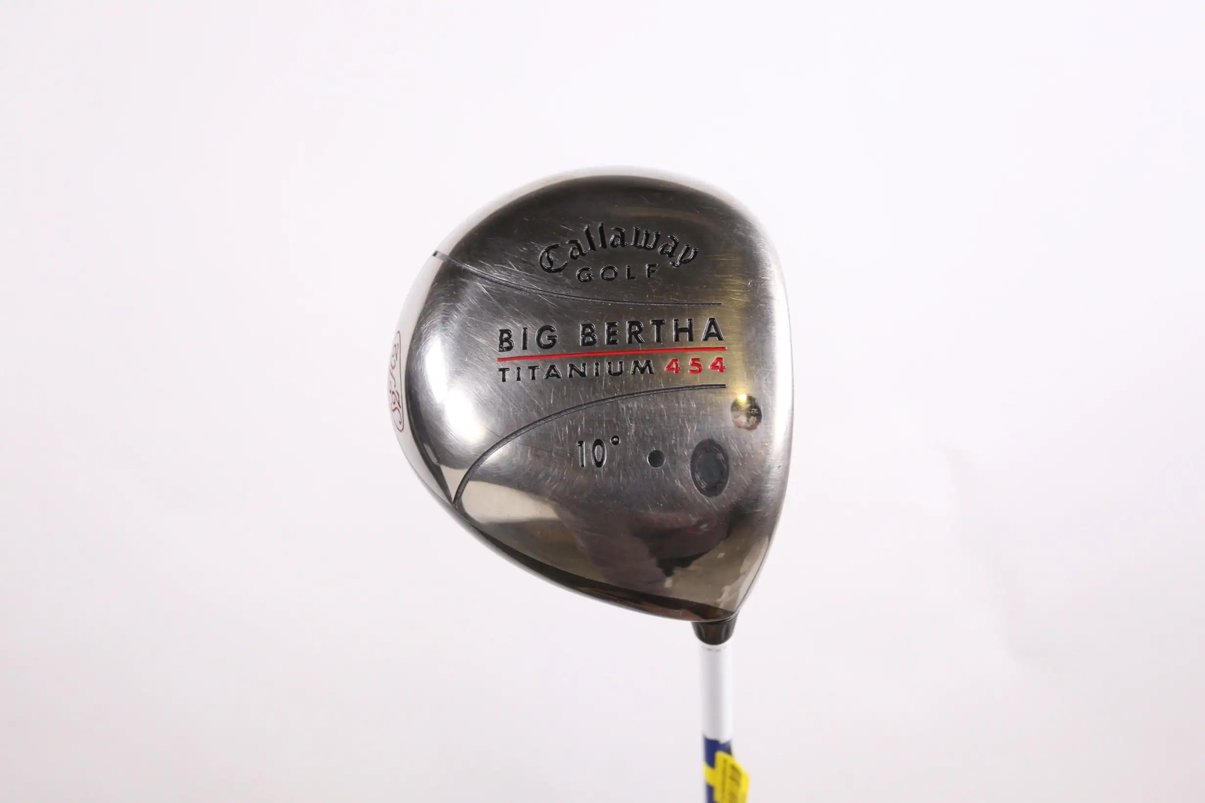 Callaway Big Bertha Ti 454 Driver - Right-Handed - 10 Degrees - Stiff Flex 1 Callaway Big Bertha Ti 454 Driver - Right-Handed - 10 Degrees - Stiff Flex