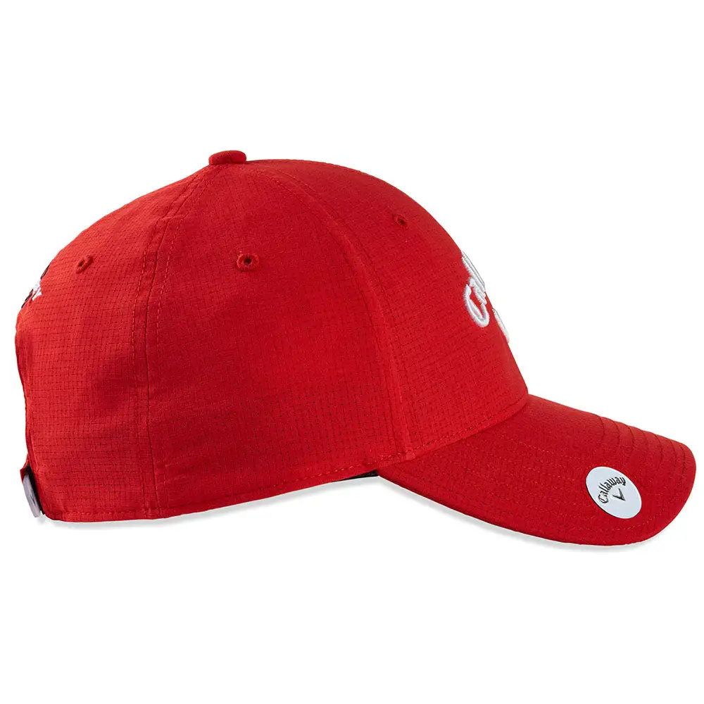 Callaway Stitch Magnet Golf Cap - Red 5 Callaway Stitch Magnet Golf Cap - Red - Image 5