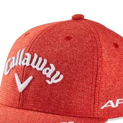 Callaway Tour Authentic Performance Pro Logo Cap - Red Heather/White -Single Iron Shop tour authentic performance pro cap red heather white 4